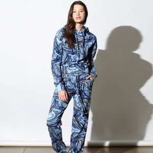 Twenty Montreal Crystal Azurite Hyper Reality Knit Jogger "Atlantic Blue" Sz M